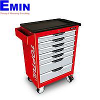TOPTUL GE-20804 W/7-Drawer Tool Trolley (208 pcs; Red)