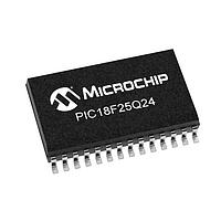 Microchip Technology PIC18F25Q24T-I/SO Microcontrollers 32KB Flash, 2KB RAM, 512bytes EEPROM, MVIO, 10b ADC2, 8b DAC, ACP, Comp, PWM,