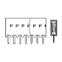 Amphenol FCI 75915-318LF Receptacles 18P VRT SR RECEPT .76 GOLD