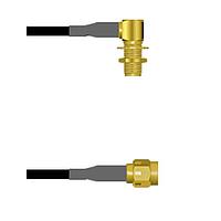 Amphenol Custom Cable Q-2P03B0003072i RF Cable Assemblies SMA-RJB/SMA-SP G174 72I
