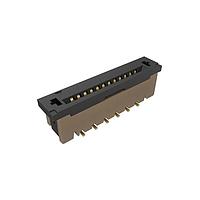 Amphenol FCI SFW12S-2STAE1LF FFC & FPC Connectors 1.00mm Flex Connector, SFW Straight series, 12 Position, Top Entry Surface Mount, ZIF, Gold plating.