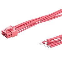 Molex 226245-1084 Discrete Wire Mini-Fit Versa Color-to-Pigtail  CBL ASSY 4.2P DR 600mm Lgth 8 Ckt Red