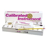 OMEGA GT-34050 Calibrated NIST DAkkS Traceable Liquid In Glass Thermometers (50 °C, White Back, ± 2 °C,± 3 °C below -50 °C, 12 in)