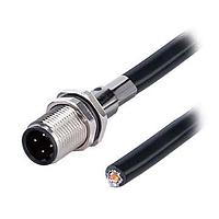 Same Sky (formerly CUI Devices) CDM1262-04D-MW-F12-300-67 Sensor Cables / Actuator Cables Solder Type,Front Fasten M12*1.0,D-Code 4PIN ,Screw Copper alloy,PUR  3.0M