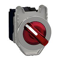 SCHNEIDER XB4FK124M5 Knob Type Selector FLUSH ILL SW RED 2POS 230V 1NO 1NC