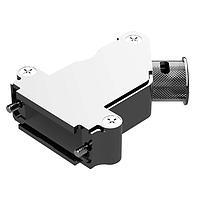 Amphenol Positronic D15000AKNE0/AA Banded Backshell D-Sub Backshell Banded Ellipt Side slot M internal hex, Size 2