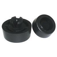 Essentra Components SFF-023 Push-Fit Rivet Foot Foot,Rivet Mnt,Blk,.031-.059 inHold