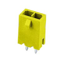 Molex 216571-3042 PCB Receptacle Versa Color Vert Header Thru Hole Single Row 2 Ckts  (Au) GloWire Ylw