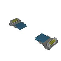 Samtec HLCD-20-08.75-TR-TR-2 Hermaphroditic Cable High Speed Hermaphroditic Cable