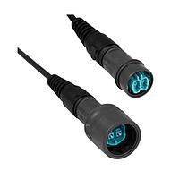 Bulgin PXF6054CAC Fiber Optic Cable Assemblies Flex fiber connector 15M OS1