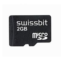 Swissbit SFSD2048N1BN1TO-E-QF-161-STD MicroSD Cards Industrial microSD Card, S-200u, 2 GB, SLC Flash, -25 C to +85 C