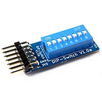1BitSquared PMOD-DIP-SWITCH Switch Development Tools An 8-switch DIP switch Pmod.