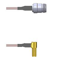 Amphenol Custom Cable Q-2402S000H084i RF Cable Assemblies N-SJ/SMA-RJB G142 84I