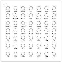 Winbond W956D6KBKX7I PSRAM (Pseudo SRAM) 64Mb pSRAM x16, ADM, 133MHz, Ind temp