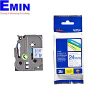 BROTHER TZe-253 24mm TZe-Tape Blue on White