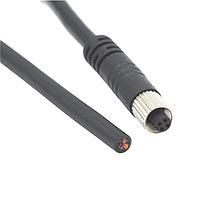 NorComp CCA-000-M01R203 Sensor Cables / Actuator Cables M5 4 pos Female straight/blunt 1 mtr