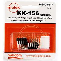 Molex 76650-0217 Connector Kits KK-156 Kit no ramp V & RA Hdr Rec 5Ckt