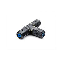 Amphenol LTW SC-L-PGT2-04-BL T-Cable Joiner PGT2-04 BLUE SEAL 4P SCREW 4.5-6.5MM