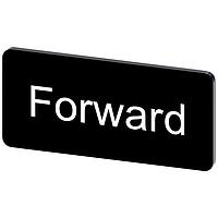 SIEMENS 3SU19000AC160DN0 Labeling Plate, Forward INSCR. LABEL, BLACK 12.5 X 27MM, FORWARD