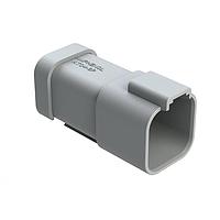 Amphenol SINE Systems AT04-6P-EC01 Connectors AT Series Receptacle 6 Way End Cap