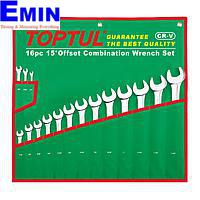 TOPTUL GBAA1603 16 inch round section wrench set (1/4 - 1-1/4")