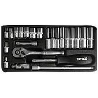 Yato YT-14421 Socket set 1/4" 23pcs