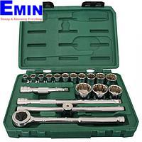 SATA 09204 18PC 1/2inch DR SOCKET SET (1/2inch,18 chi tiết)