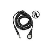 Desco 09181 Wrist Band 12' COIL CRD MAGSNAP