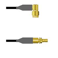 Amphenol Custom Cable Q-3603Q0008008i RF Cable Assemblies SMA-RP/SMB-SJB RG58 8I