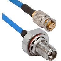 Amphenol SV Microwave FB292-085-FQSMP-180 RF Cable Assemblies 2.92mm BKHD F  SMP F QB 18"Cable