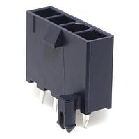 Molex 172647-0104 Power MiniFitJrHdr Vt SR W/Pgs Sn4Ckt Glowire