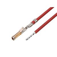 Molex 219681-2212 Pre-Crimped Lead Pre-Crimped Lead SL Female-to-Pigtail (Au) Plating 150mm 26 AWG Red