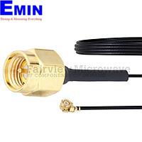 Fairview FMCA1023 SMA Male to UMCX 2.5 Plug Cable 0.81mm Coax and RoHS Compliant