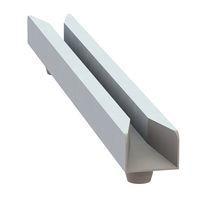 Essentra Components 21CGS00250 Snap-In Card Guide, 2.5 in Length, Solid Leg