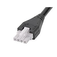 Molex 217159-0410 Discrete Wire MFJr-Pigtail OTS Cable SR 1m 4 Ckts Blk