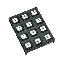 Grayhill 84BB-0345-A Keypad Legend 84S BLK INK/WHT BTN