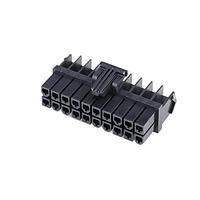 Molex 172708-0120 Receptacle Housing MINIFIT TPA2 20CKT DR REC HSG 4.2MM 94V-2 GW