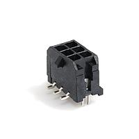 Molex 43045-0617 Shrouded MicroFit 3.0 V SMT Clip DR 30Au 6 Ckt