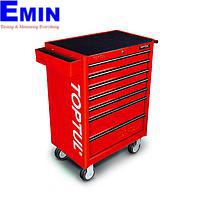 TOPTUL GE-20806 W/7-Drawer Tool Trolley (208 pcs; Red)