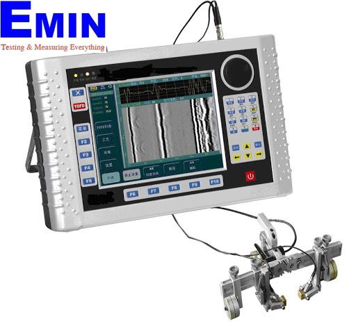 Ultrasonic testing equipment used for flaw detector inspection and verification
