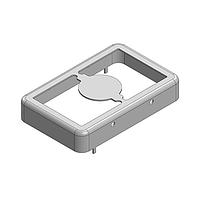 Masach Tech MS263-10F-NS EMI/RFI Shield Frame, Two-Piece 26.3 x 16.8 x 4.5mm Two-piece Drawn-Seamless RF Shield/EMI Shield FRAME (Nickel-Silver)