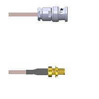 Amphenol Custom Cable Q-0J02W0005009i RF Cable Assemblies BNC-SP/SMA-SJB G316 9I