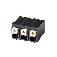 Same Sky (formerly CUI Devices) TBLH11-500-07BK Fixed Terminal Blocks Screwless, High Temperature, 5.0 mm pitch, Black with Gray Button