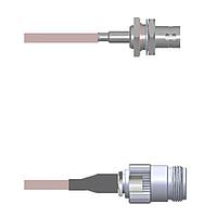 Amphenol Custom Cable Q-040200005006i RF Cable Assemblies BNC-SJB/N-SJ G316 6I