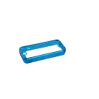 Hammond Manufacturing 1455UBTBU Panel, End 1455U OPEN BEZ 2PK, TRANS BLUE
