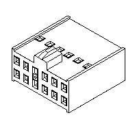 Molex 90142-0028 Receptacle Housing C-Grid Crp Conn Hsg Hsg DR FL Polz 28Ckt