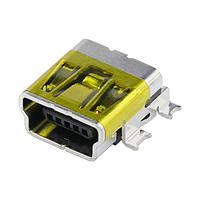Molex 67503-1230 Mini USB Type B Connectors USB MiniB SMT Rcpt W pt WO/pg 30u Au 4ckt