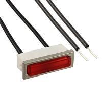 VCC 2330D1 Neon Panel Mount Indicators RED DIFFUSED