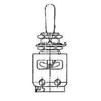 Honeywell 13AT2 Toggle Switches Toggle SW DPDT 3POS SOLD TERM STD LVR