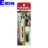 Vessel TD-78 Flat-shaped Ratchet Screwdriver (6 bits)